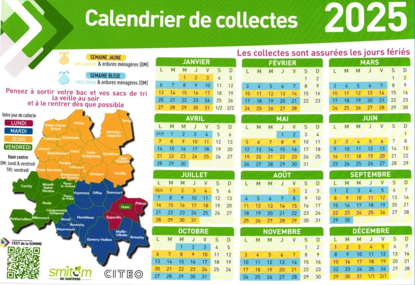 Calendrier collecte 1