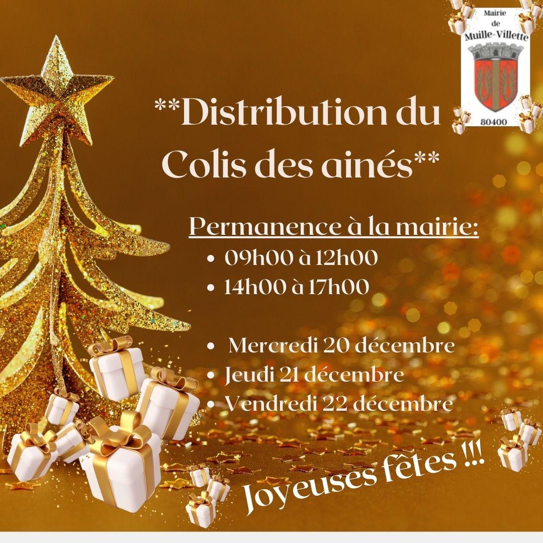 Distribution du colis des aines